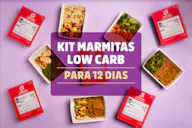  Kit 12 Marmitas Low Carb