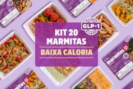 Kit 20 marmitas Baixa Caloria Aliado GLP-1