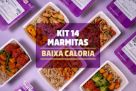 Kit 14 marmitas baixa caloria