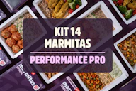 Kit 14 marmitas performance PRO