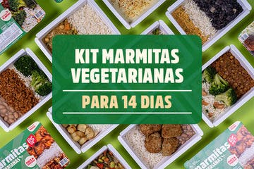 Kit 14 marmitas vegetarianas