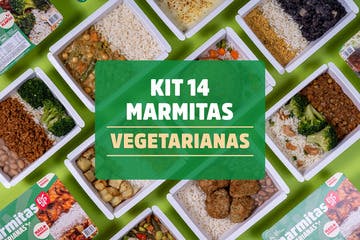 Kit 14 marmitas vegetarianas