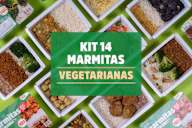 Kit 14 marmitas vegetarianas