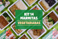 Kit 14 marmitas vegetarianas