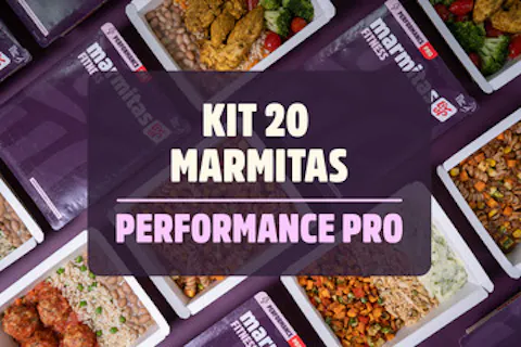 Kit 20 marmitas performance PRO 