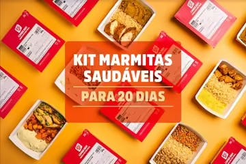 Kit 20 marmitas saudáveis