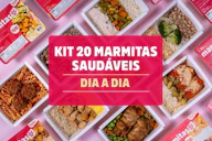 Kit 20 marmitas Saudáveis