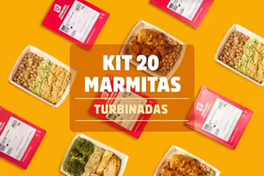 Kit 20 marmitas turbinadas (370g)