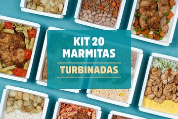 Kit 20 marmitas turbinadas (370g)