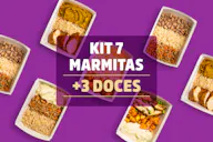 Kit 7 Marmitas + 3 Doces