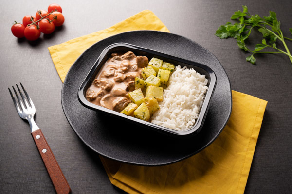 Comida congelada saborosa