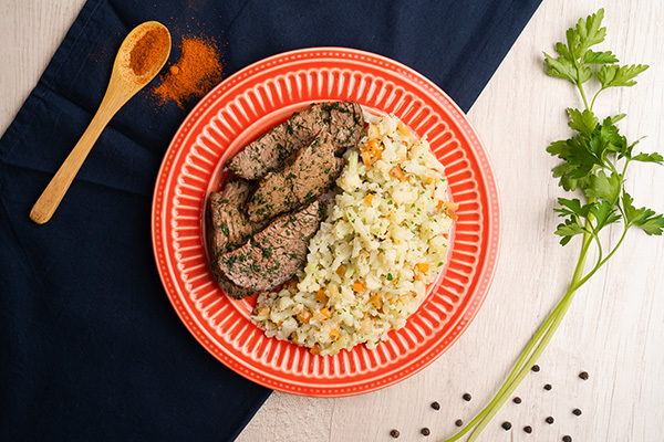 Comida congelada saborosa