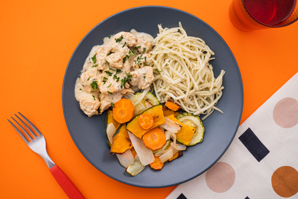 Comida congelada saborosa