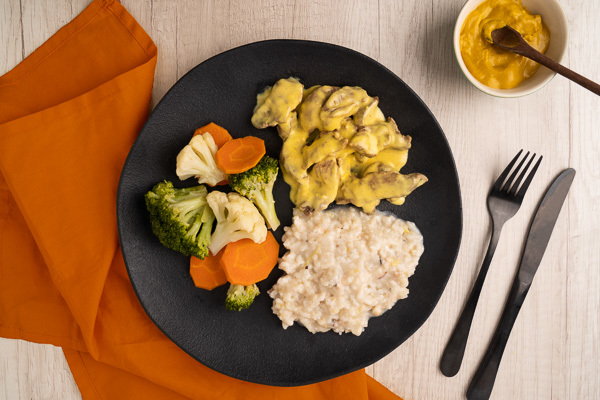 Comida congelada saborosa