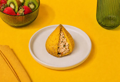 Coxinha de frango proteica 