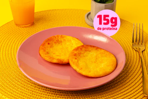 Crepioca proteica de frango com queijo