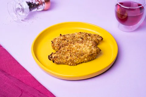 Frango com amendoim e lemon pepper