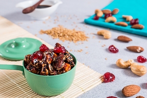 Castanhas caramelizadas com balsâmico