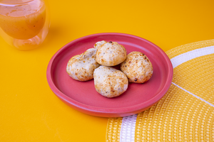 Bolinhas de tapioca com chia e linhaça