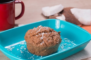 Bolinho de coco com aveia