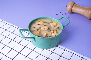 Caldo verde com frango