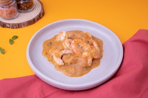 Camarão ao Leite de Coco e Curry