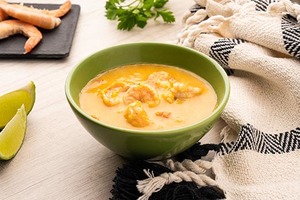 Camarão ao Leite de Coco e Curry