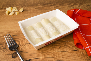 Canelloni  de espinafre ao molho branco