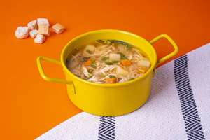 Canja com peito de frango