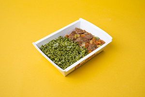 Carne de panela com Arroz de Brócolis