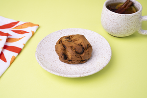 Cookie com gotas de chocolate 70% cacau