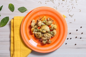 Couve-flor com ervas