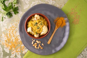 Cozido indiano de lentilha