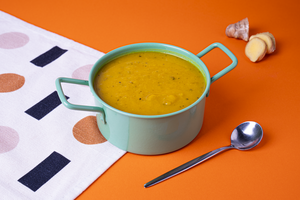 Creme low carb de abóbora com gengibre