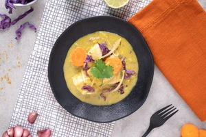 Curry de peixe 