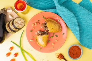Empanada de berinjela