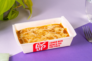 Escondidinho de carne moída com purê de abóbora