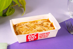Escondidinho de carne moída com purê de abóbora