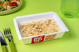 Escondidinho de lentilha com purê de batata