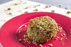 Filé mignon com crosta de pistache