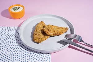 Frango à Milanesa Assado