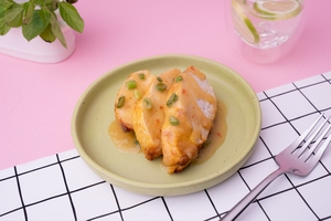 Frango com molho de laranja