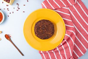 Hambúrguer de feijão azuki