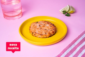 Hambúrguer de salmão