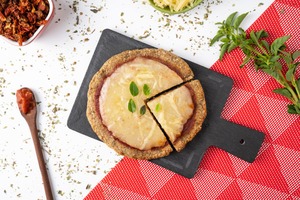 Mini pizza low carb marguerita