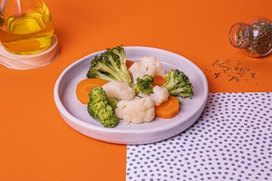 Mix de legumes no vapor