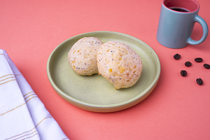 Pão de queijo com chia e linhaça