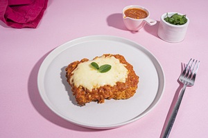 Parmeggiana de frango assado