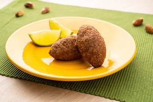 Quibe assado com castanha do Pará