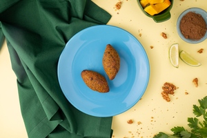 Quibe de Abóbora com Grão de Bico